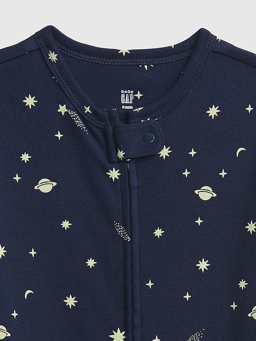 Image number 2 showing, babyGap 100% Organic Cotton Space Graphic One-Piece