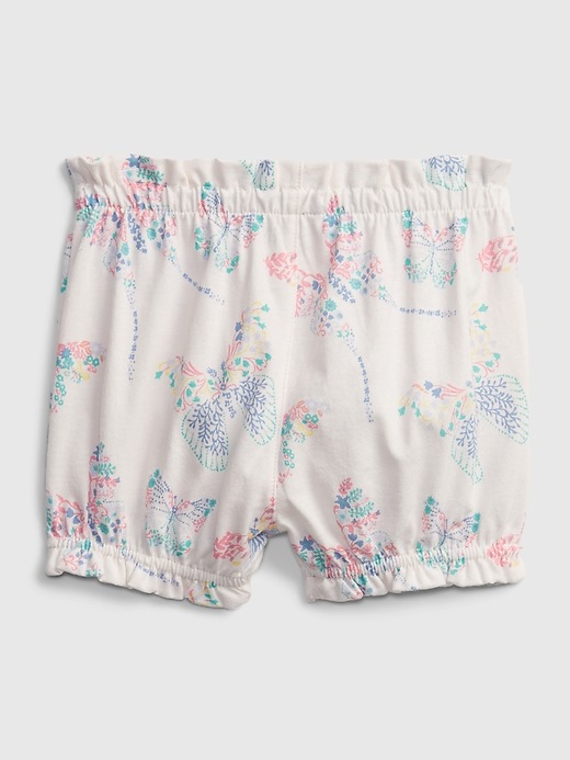 2 of 8 showing, with the color light pink of product Baby 100% Organic Cotton Mix and Match Bubble Shorts