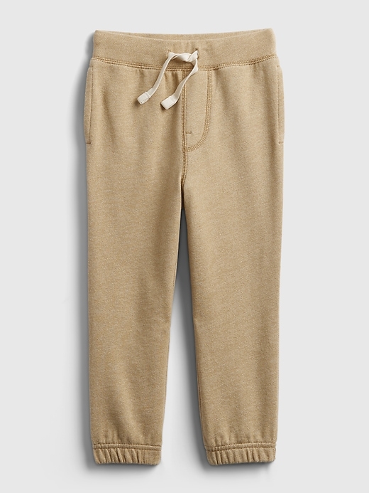 1 of 8 showing, with the color cargo khaki of product Toddler Knit Joggers