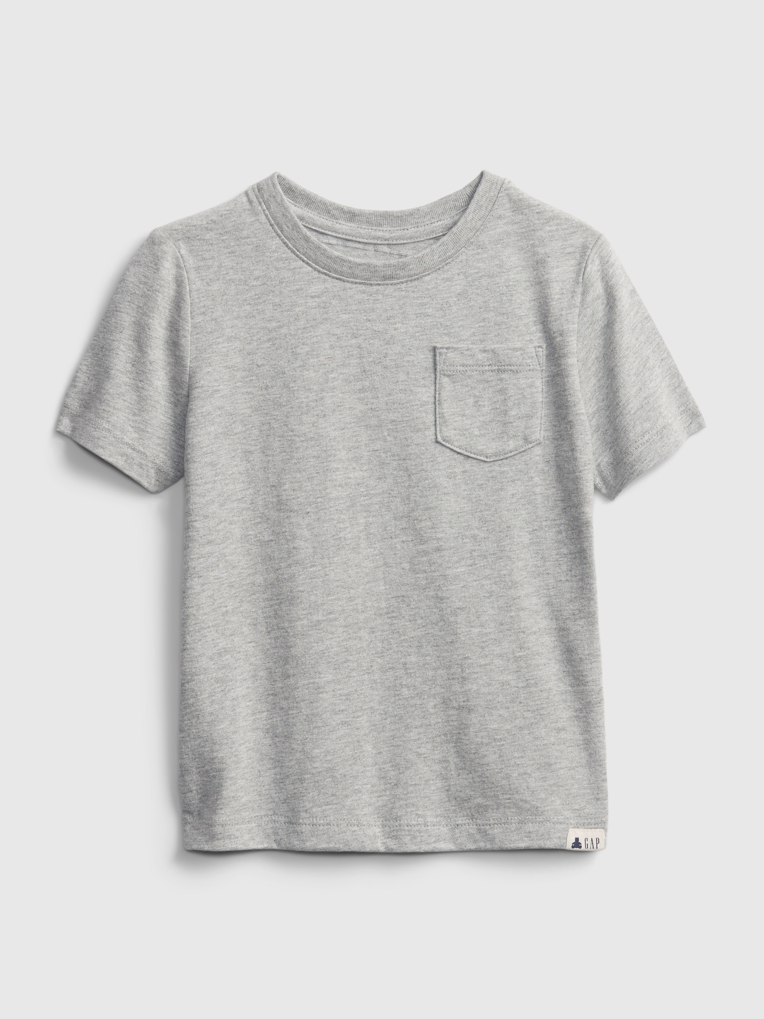 Gap Toddler Mix and Match Pocket T-Shirt gray. 1