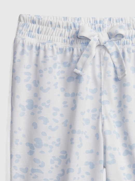 2 of 8 showing, with the color new off white of product Kids Print Pull-On Sleep Joggers