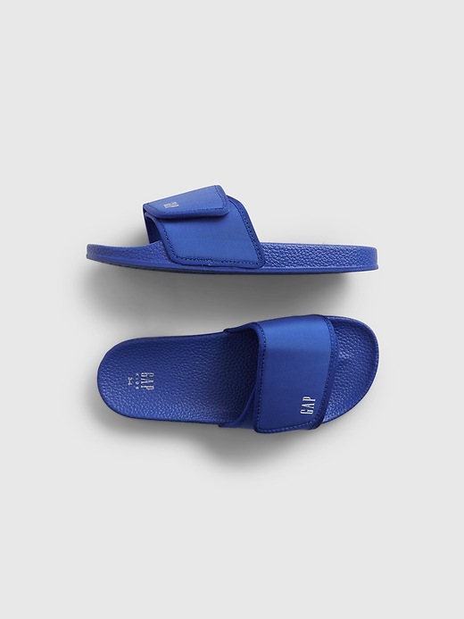 1 of 8 showing, with the color chrome blue of product Kids Pool Slide-Ons