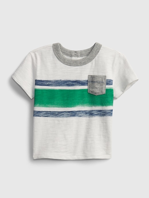 Image number 4 showing, Baby Stripe Pocket T-Shirt