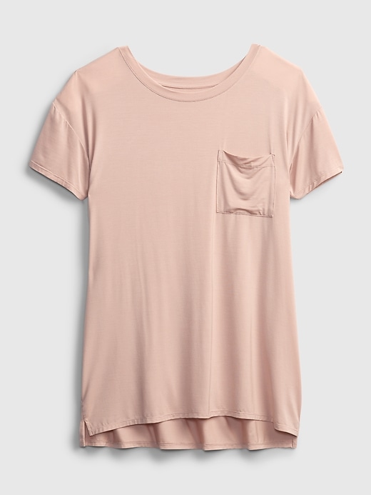 2 of 8 showing, with the color willow pink of product Truesleep Oversized T-Shirt in Modal