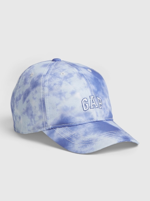 1 of 8 showing, with the color blue tie dye of product Kids Tie-Dye Gap Logo Tie-Dye Hat