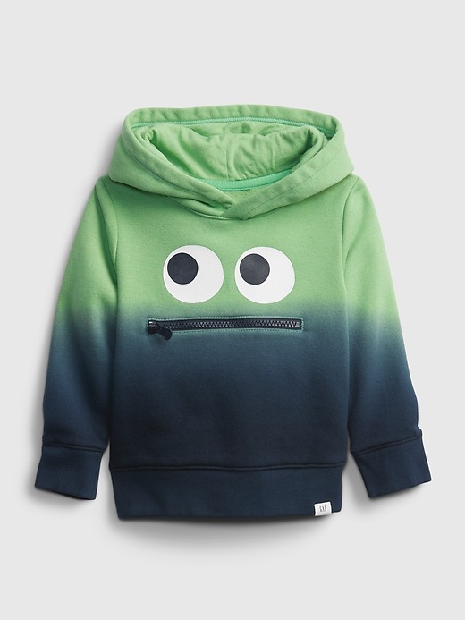 View large product image 1 of 4. Toddler 3D Monster Dip-Dye Hoodie