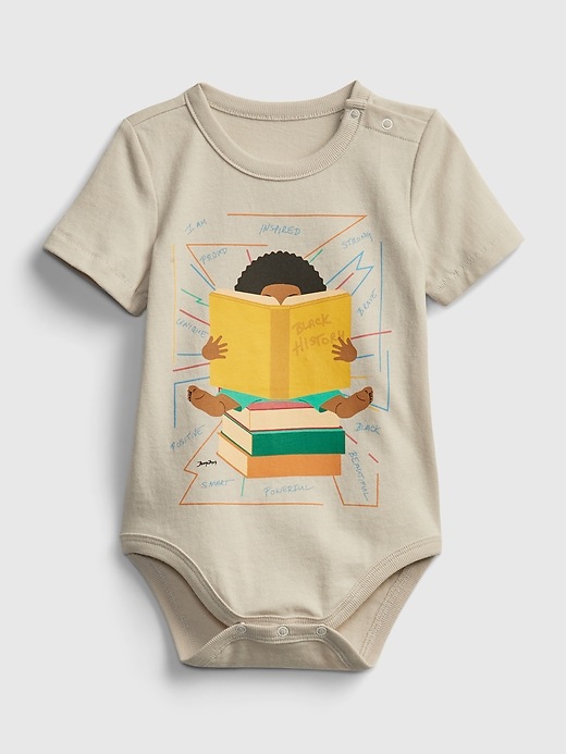 Image number 1 showing, Gap Collective Black History Month Baby 100% Organic Cotton Bodysuit
