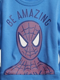 View large product image 3 of 3. babyGap &#124 Marvel Spider-Man Crewneck Sweatshirt
