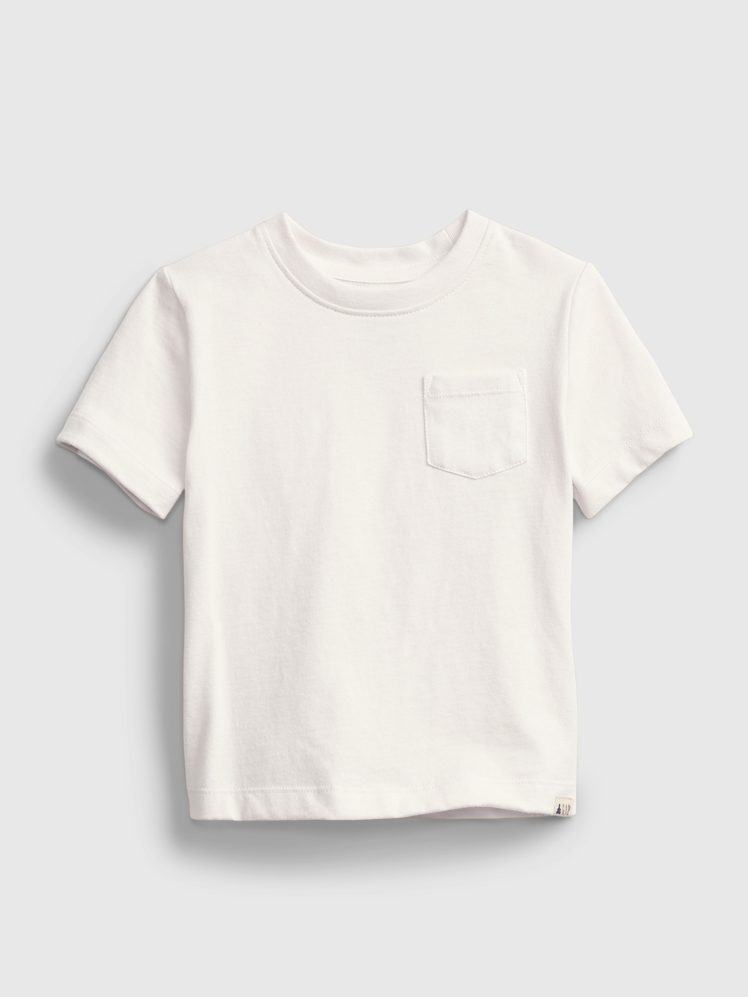Gap Kids' Toddler Organic Cotton Mix And Match Pocket T-shirt In White