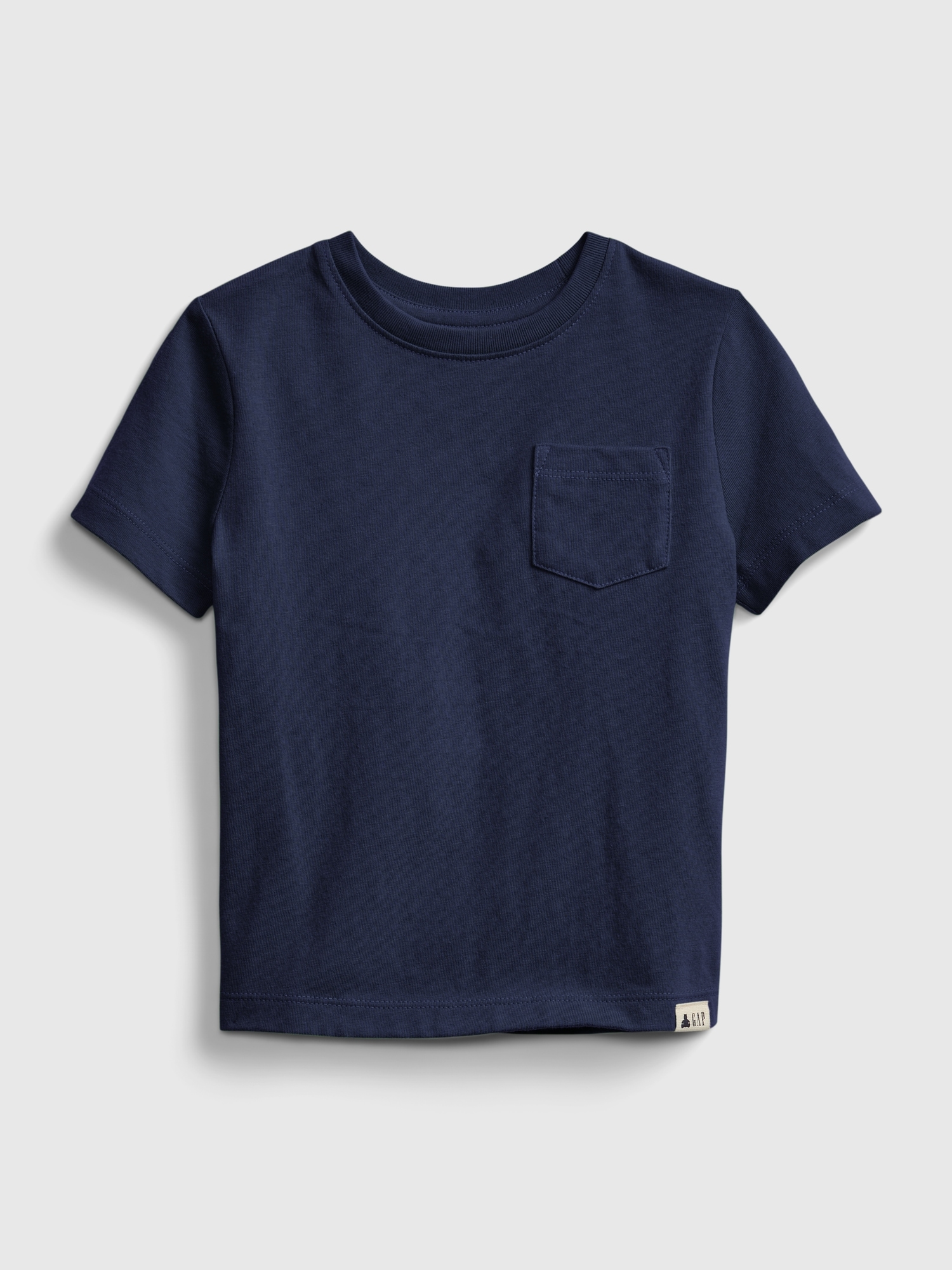 Gap Kids' Toddler Organic Cotton Mix And Match Pocket T-shirt In Blue Galaxy