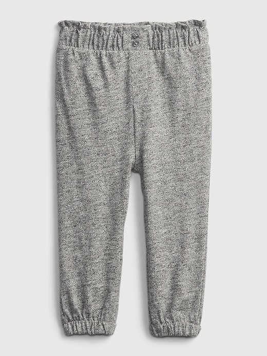 1 of 8 showing, with the color spacedye grey marl of product Toddler Pull-On Joggers