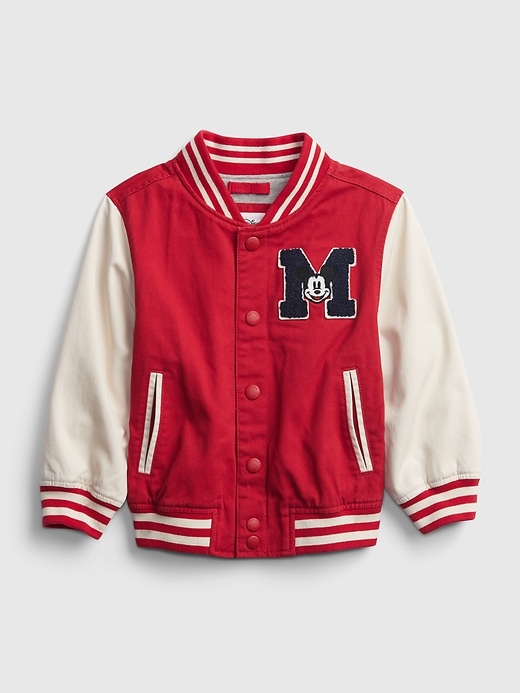 Image number 1 showing, babyGap &#124 Disney Mickey Mouse Varsity Jacket