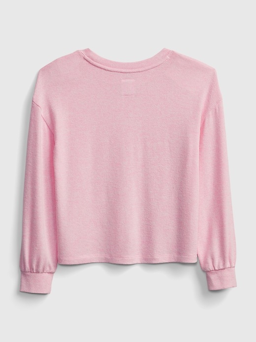 2 of 8 showing, with the color neon impulsive pink of product Kids Softspun T-Shirt