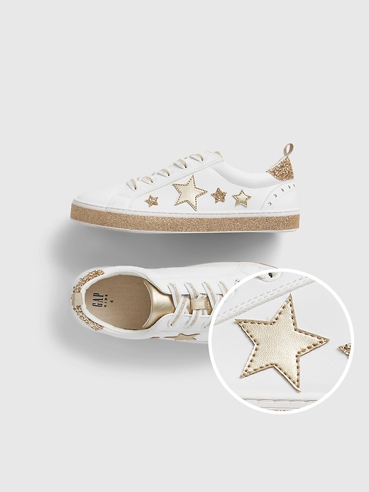 View large product image 1 of 1. Kids Star Sneakers