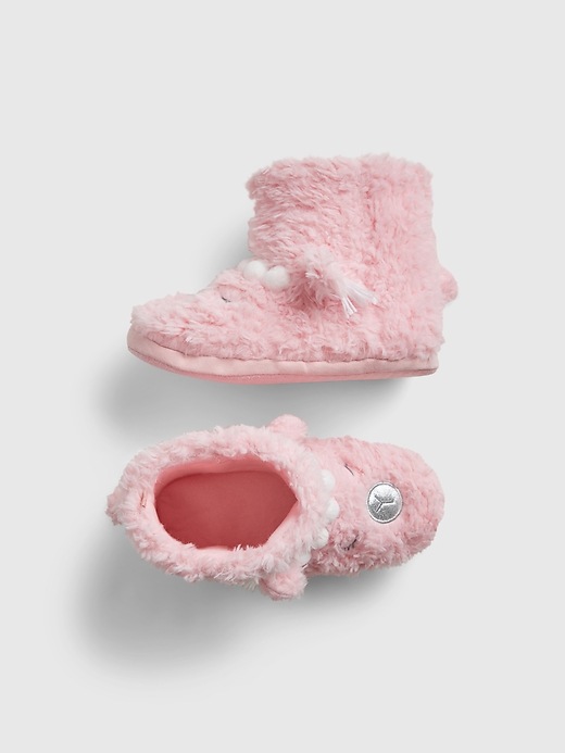 View large product image 1 of 1. Kids Llama Slippers
