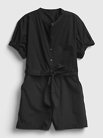 View large product image 7 of 7. Rolled Cuff Romper