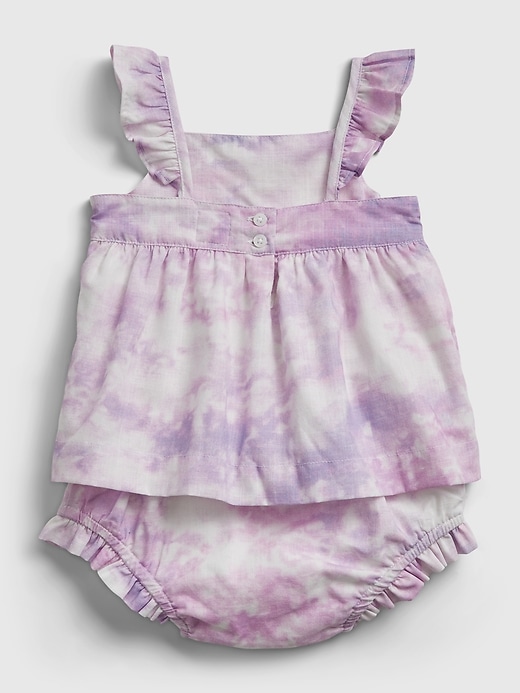 Image number 2 showing, Baby Tie-Dye Two-Piece Outfit Set
