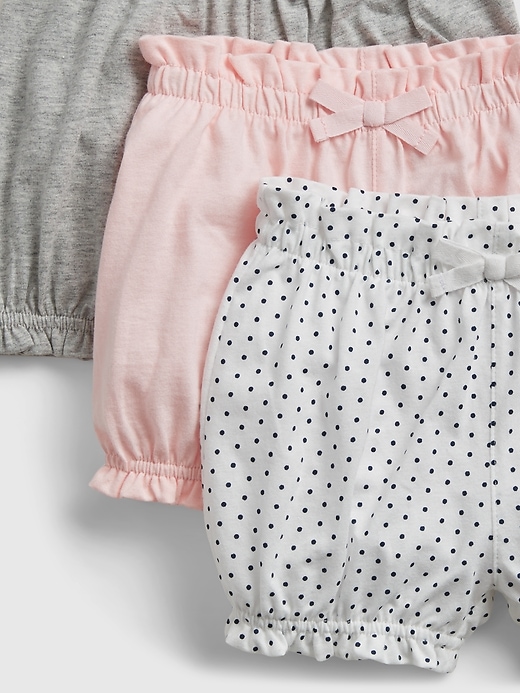 Image number 3 showing, Baby 100% Organic Cotton Mix and Match Pull-On Shorts (3-Pack)