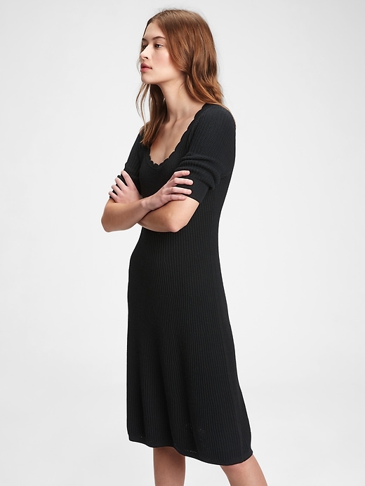 Image number 1 showing, Fit & Flare Sweater Dress