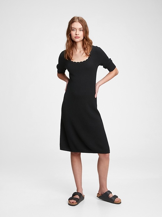 Image number 3 showing, Fit & Flare Sweater Dress