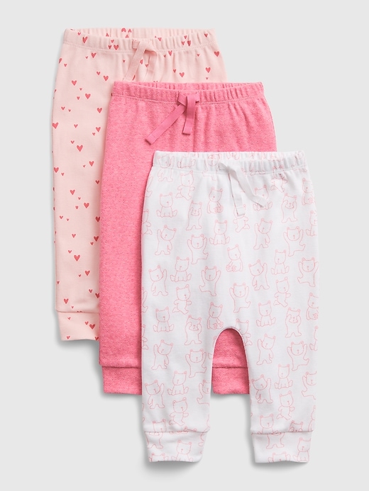 Image number 1 showing, Baby Print Pull-On Pants (3-Pack)