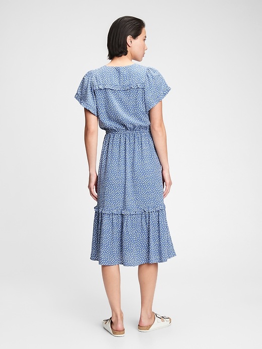 Image number 2 showing, Flutter Sleeve Midi Dress