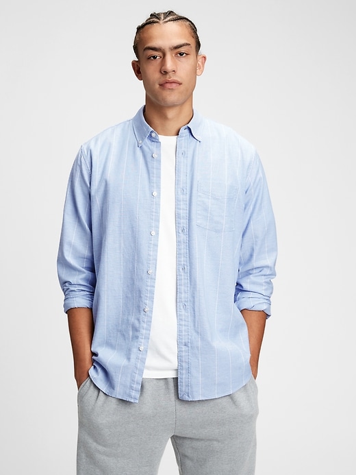 View large product image 1 of 1. Lived-In Stretch Oxford Shirt