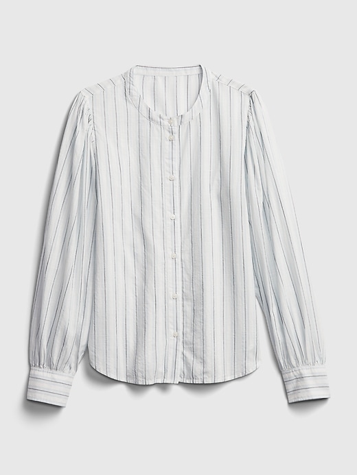 Image number 6 showing, Striped Balloon Sleeve Top