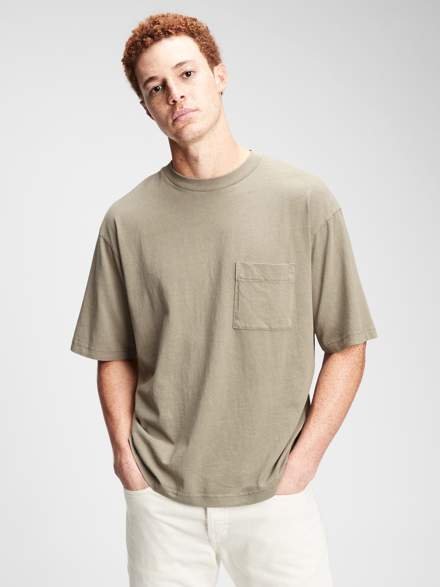 Oversized Pocket T Shirt Gap