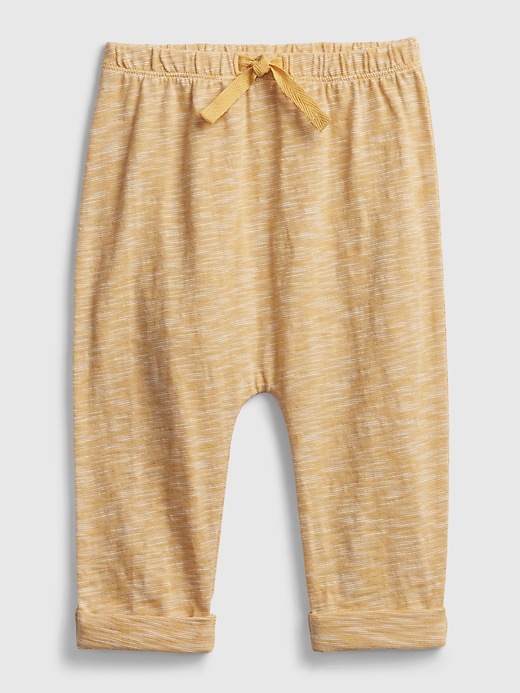 Image number 1 showing, Baby 100% Organic Cotton Pull-On Pants