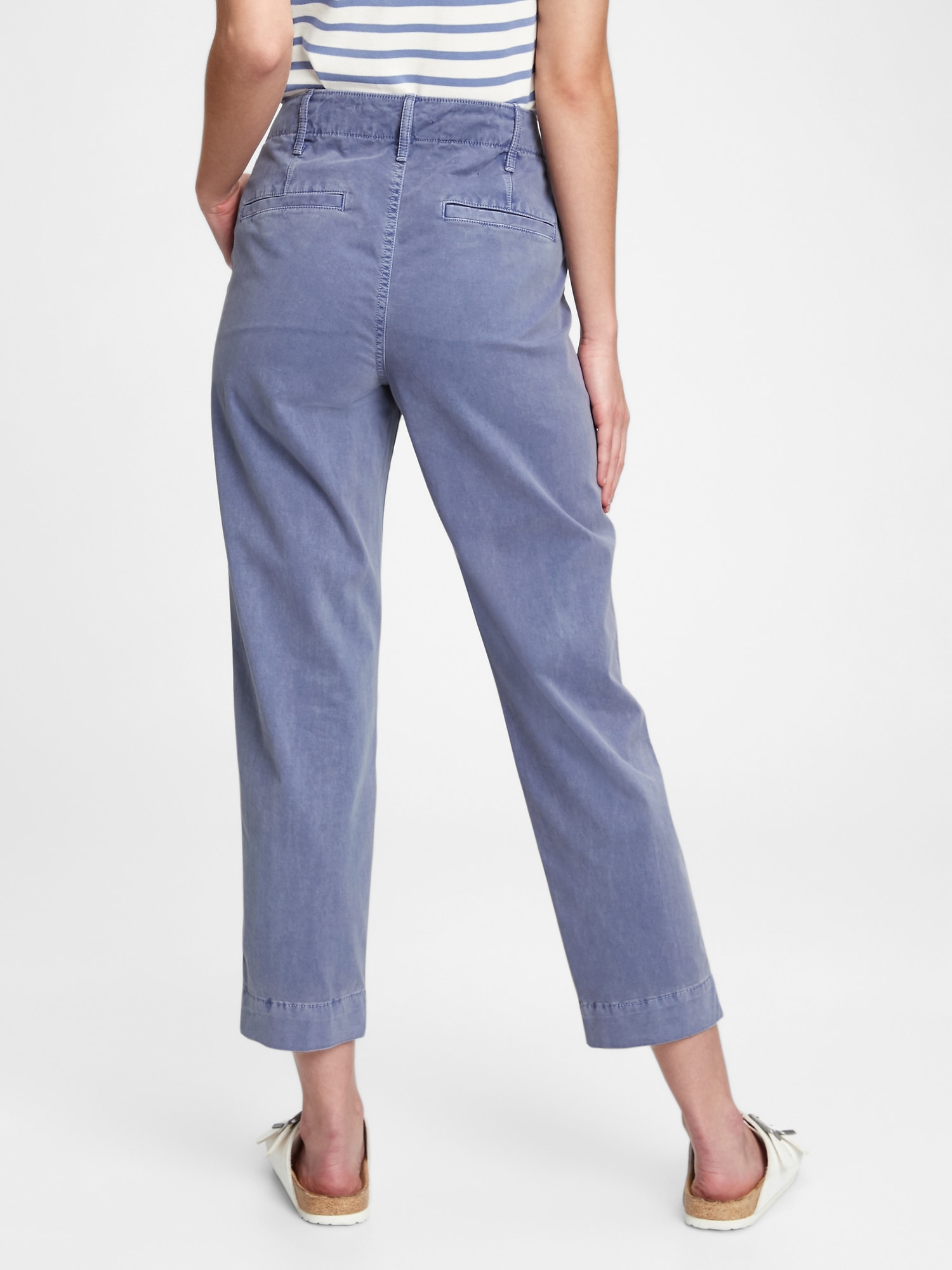 gap high rise chinos