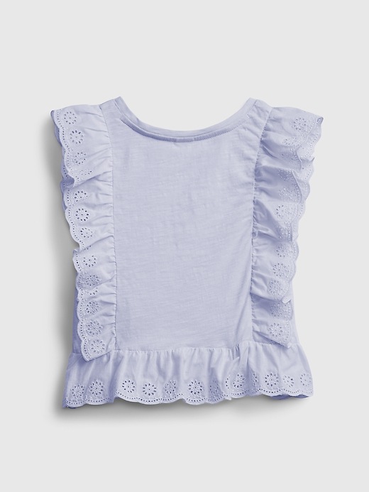 View large product image 1 of 1. Toddler Lace Top