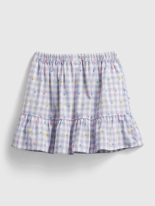 Image number 2 showing, Toddler Gingham Pull-On Skirt