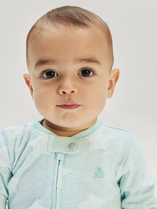 2 of 8 showing, with the color aqua of product Baby First Favorite One-Piece