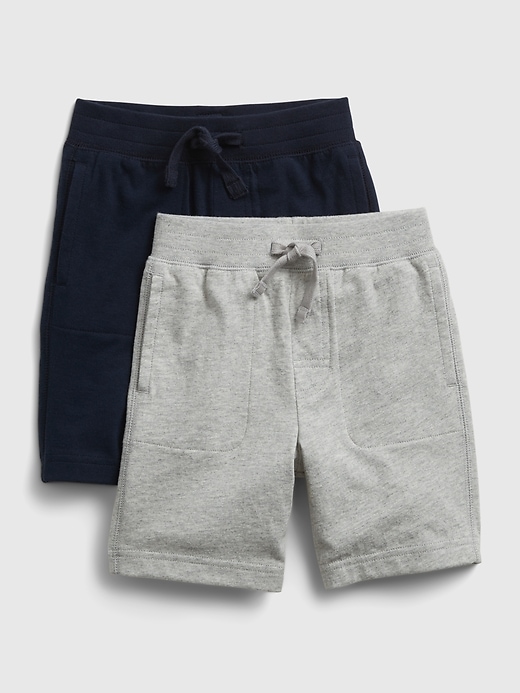 1 of 8 showing, with the color MULTI of product Toddler Organic Cotton Mix and Match Pull-On Shorts