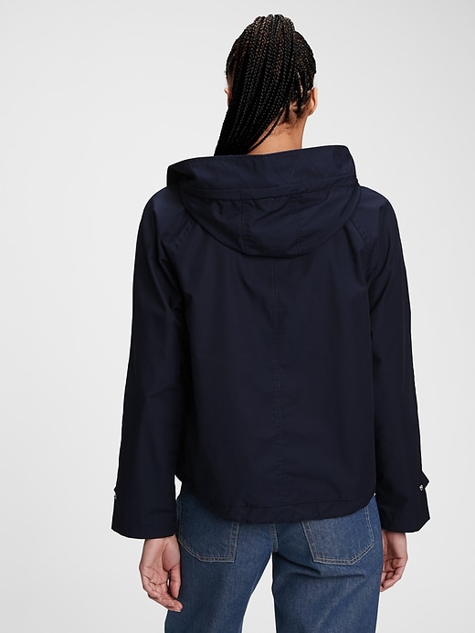 Image number 2 showing, Recycled Cropped Anorak Jacket