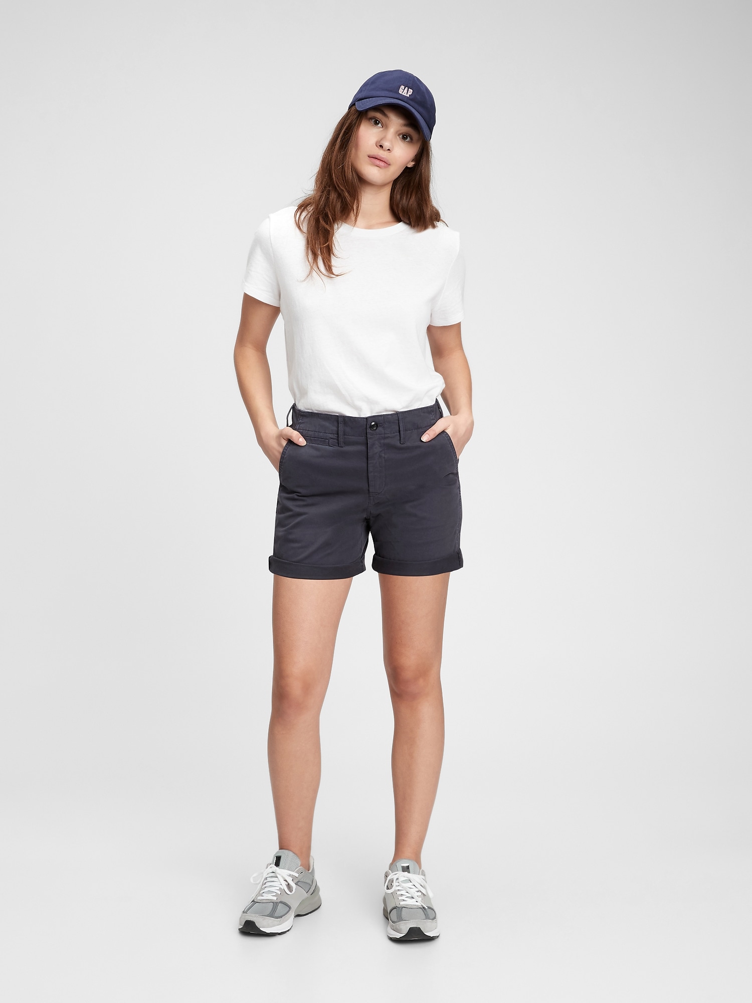 womens cotton shorts with pockets