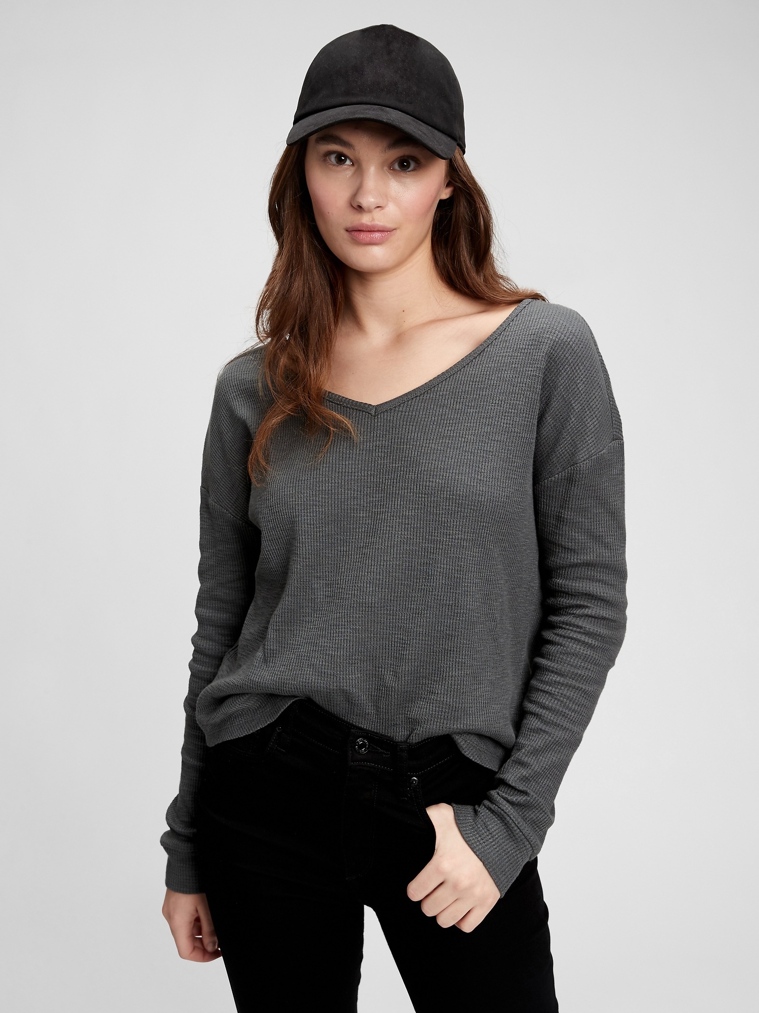 gap womens waffle shirt