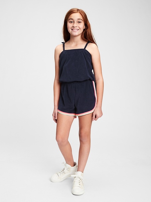 2 of 8 showing, with the color dark night of product Kids Swim Coverup Jumper