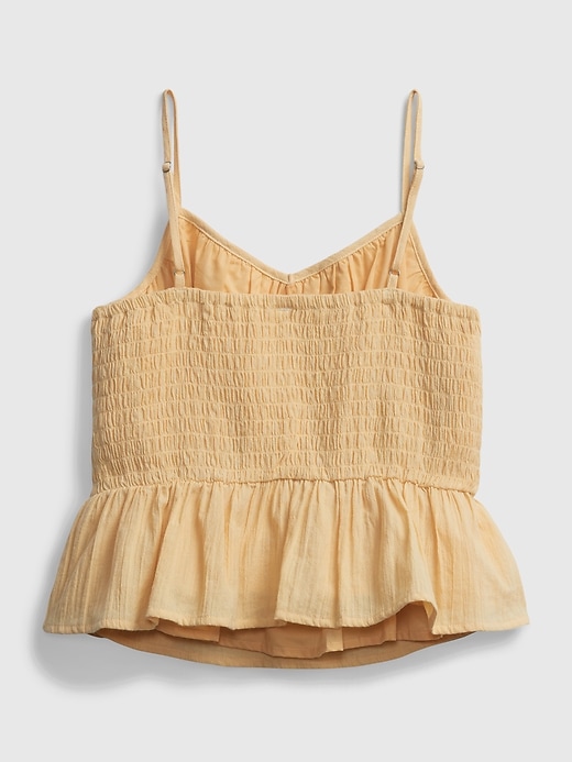 Image number 3 showing, Teen 100% Organic Cotton Cinched Cami