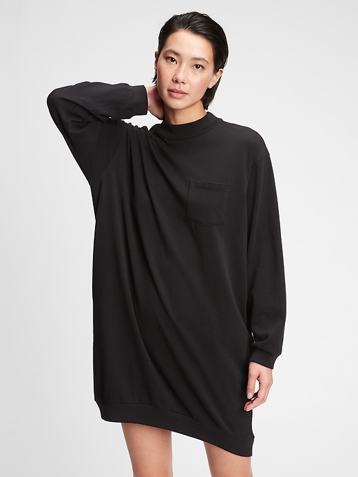 Pocket Sweatshirt Dress Gap