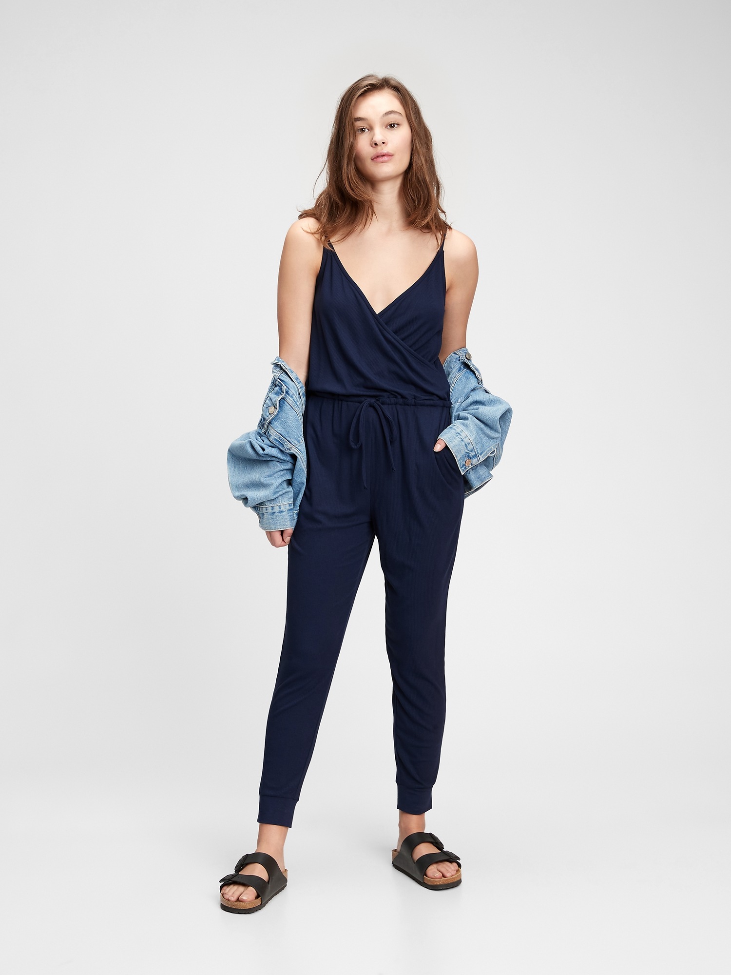 Женский комбинезон Gap Ribbed в рубчик