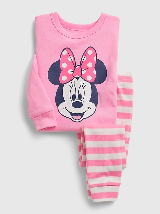 Image number 1 showing, babyGap &#124 Disney Minnie Mouse 100% Organic Cotton PJ Set