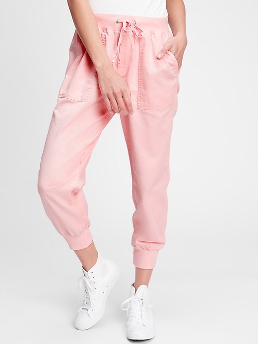 Gap Drawstring Joggers In Twill With 