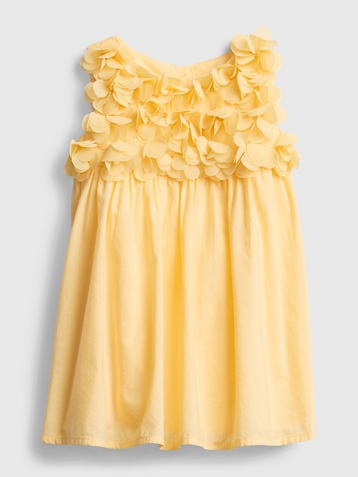 1 of 8 showing, with the color havana yellow of product Baby 3D Floral Dress