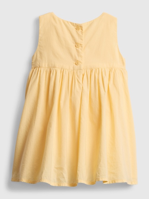 2 of 8 showing, with the color havana yellow of product Baby 3D Floral Dress