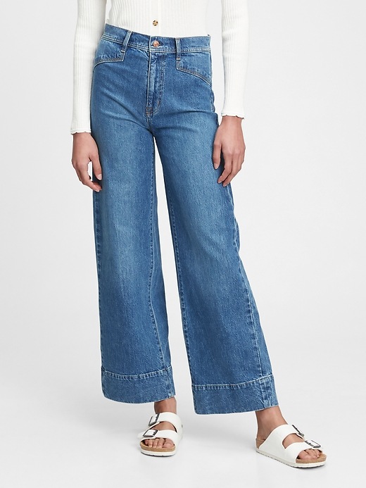 gap wide leg trousers