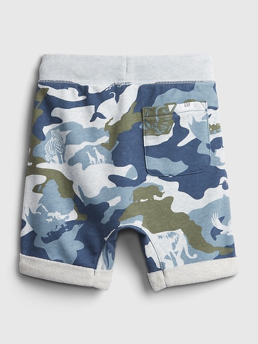 Image number 2 showing, Toddler Wildlife Camo Print Pull-On Shorts