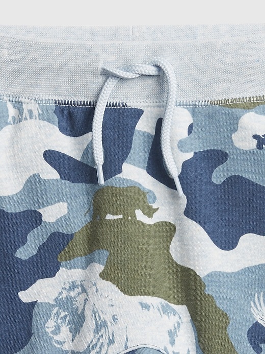 Image number 3 showing, Toddler Wildlife Camo Print Pull-On Shorts
