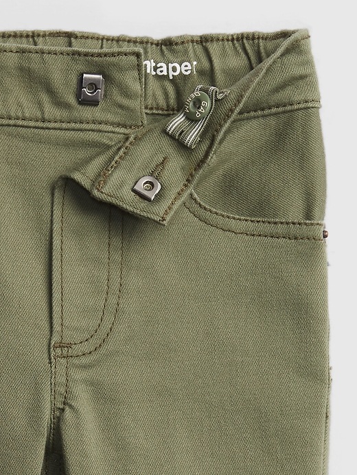 Image number 3 showing, Toddler Elasticized Pull-On Slim Taper Jeans with Washwell&#153